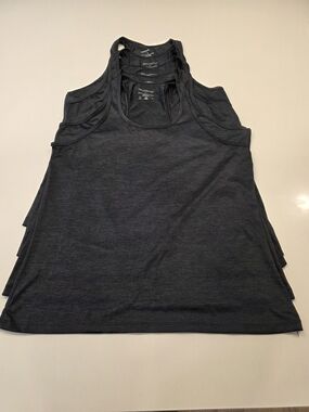 5 Pack- Women’s Charcoal Racerback Tank Top - Unbranded Comfort